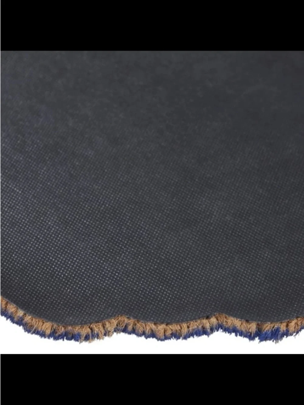My Texas House Bow Welcome Coir Outdoor Doormat, Blue & White, 30